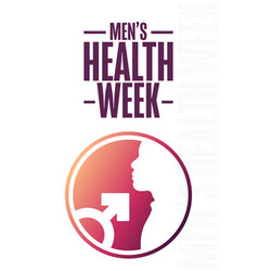 Men S Health Week Holiday Concept Template