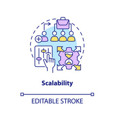 Scalability Concept Icon