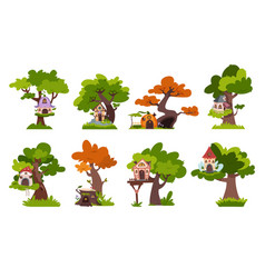 Cartoon Fantasy Treehouses For Children Fun Games