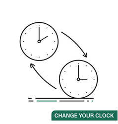 Change Clock Icon Turning To Winter Or Summer