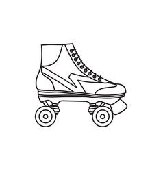 Vintage Roller Skate Shoe