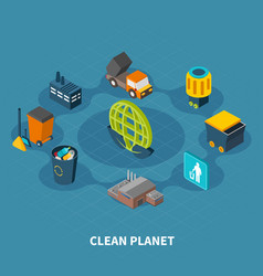 Clean Planet Round Composition