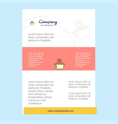 Template Layout For Cooking Pot Company Profile