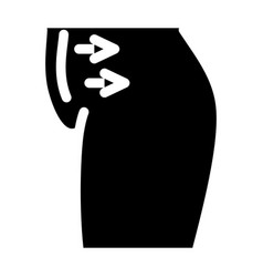 Abdominal Liposuction Icon Glyph