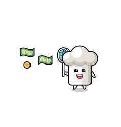 Chef Hat Catching Flying Money