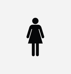 Woman Stick Figure Icon