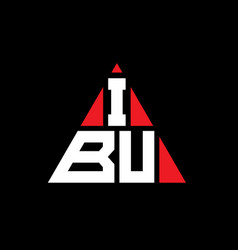 Ibu Triangle Letter Logo Design With Triangle