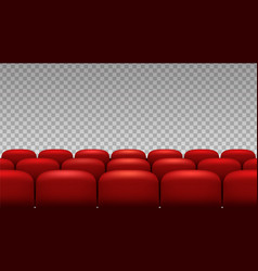 Rows Seats Red Theater Movie Opera Seats Isolated