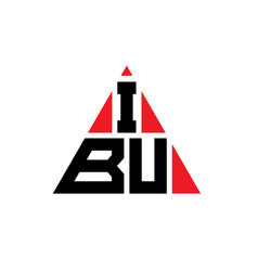 Ibu Triangle Letter Logo Design With Triangle