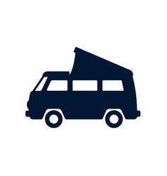 Icon Of Classic Retro Campervan