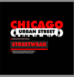 Chicago Urban Street Simple Vintage Fashion