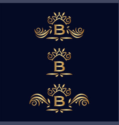 Royal Luxury Ornate Logo Letter B