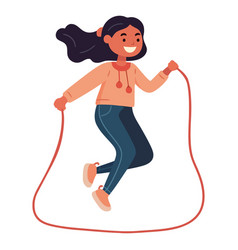 Girl Skipping Rope