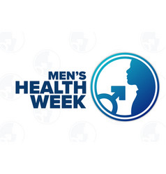 Men S Health Week Holiday Concept Template