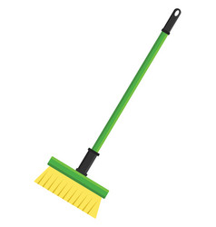 Dust Broom On A White Background