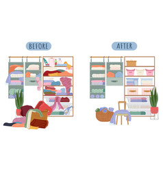 Walk In Closet Before And After Ordering