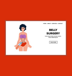 Belly Surgery Woman