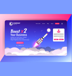 Boost Business Website Landing Page Template