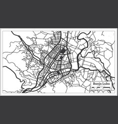 Banja Luka Bosnia And Herzegovina City Map