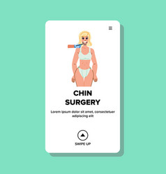 Chin Surgery Woman