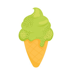 Green Ice Cream Sweet