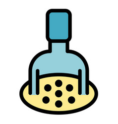 Potato Masher Icon Color Outline