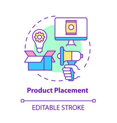 Product Placement Concept Icon