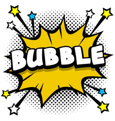 Bubble Pop Art Comic Speech Bubbles Book Sound