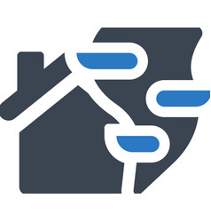 House Tornado Insurance Icon