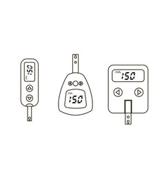 Cholesterol meter Royalty Free Vector Image - VectorStock