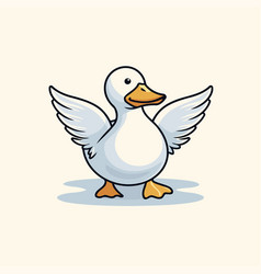 Duck Cartoon Icon Of A Cute Cartoon Duck