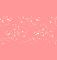 Hand Drawn Floral Pattern Design Flower Drawing