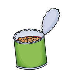 Beans Color Icon Can Of Bean