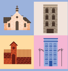 Four City Places Icons