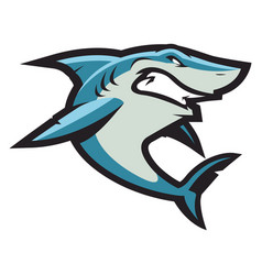 Logo Of A Ferocious-looking Shark