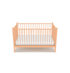 Wooden Baby Crib Cradle Bed Children Bedroom Kids