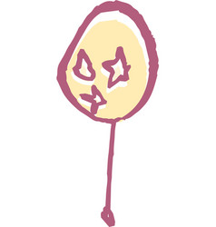 Pop Cute Balloon Scribble Drawn A Child