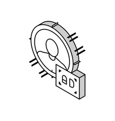 Sharp Targeting Isometric Icon