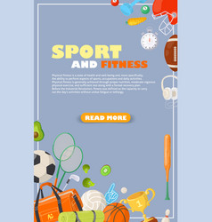 Sport And Fitness Website Banner Template