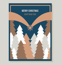 Christmas Fir Forest Bethlehem Night Card