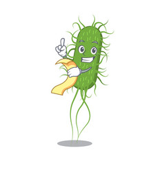 Ecoli Bacteria Mascot Character Design