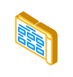 Goods Catalog Isometric Icon