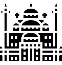 Suleiman Pasha Mosque Glyph Icon