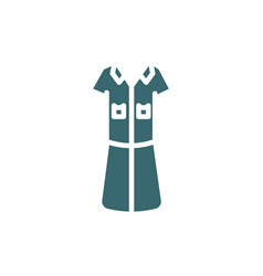 Lyocell Shirt Dress Icon Filled