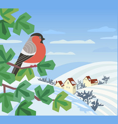 Winter Bird Icon