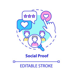 Social Proof Concept Icon