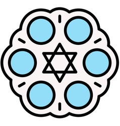 Passover Seder Plate Icon Related