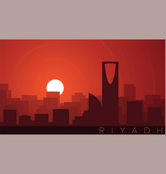 Riyadh Low Sun Skyline Scene