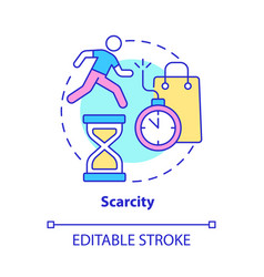 Scarcity Concept Icon