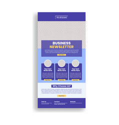 Email Newsletter Template For Corporate Business